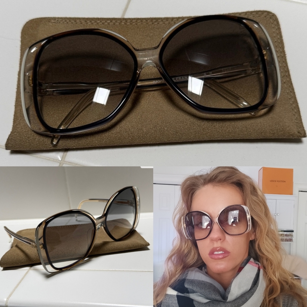 NEW! Nina Ricci Oversized Ombre Sunglasses - Made in France